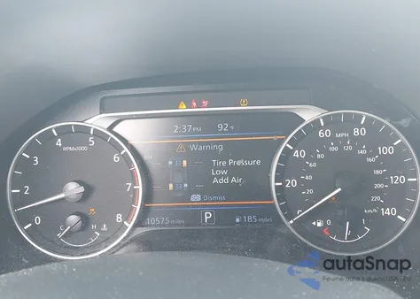 2025 Nissan Altima Sv Fwd из США, поврежденный, VIN 1N4BL4DV6SN365176